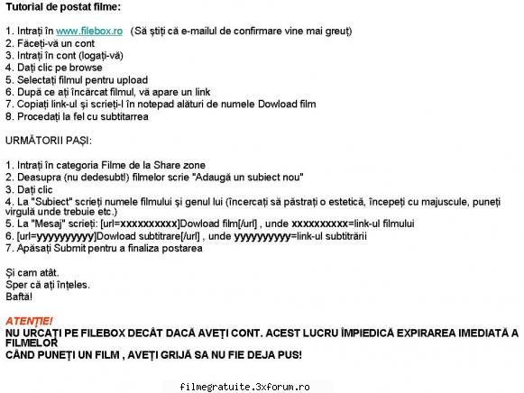 daţi clic pe imagine pentru a o mări cum să pui  filmele tale pe forum!